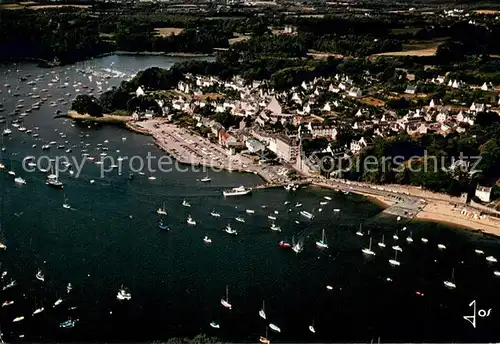 AK / Ansichtskarte Benodet Le port et les quais Vue aerienne Benodet