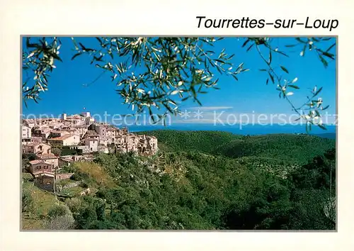 AK / Ansichtskarte Tourrettes_sur_Loup Vue generale Tourrettes_sur_Loup