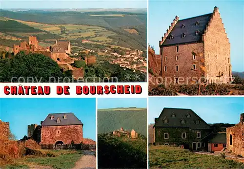 AK / Ansichtskarte Bourscheid_Luxembourg Le Chateau Vue partielle Bourscheid Luxembourg