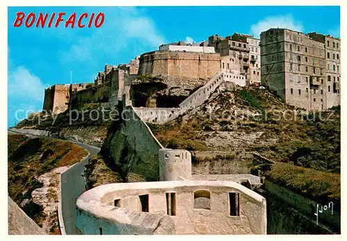 AK / Ansichtskarte Bonifacio_Corse_du_Sud La Vieille Ville enfermee dans ses Fortifications Bonifacio_Corse_du_Sud