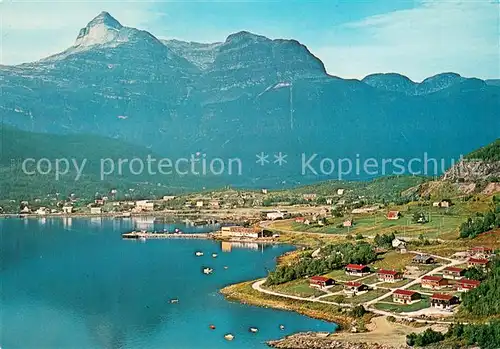 AK / Ansichtskarte Bogen_i_Ofoten Fliegeraufnahme 