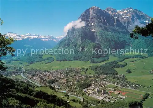 AK / Ansichtskarte Glarus_GL mit Glaernisch und Glarner Freiberge Glarus_GL