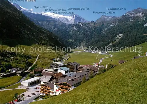 AK / Ansichtskarte Hintertux_Zillertal Panorama Hintertux_Zillertal