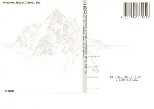 AK / Ansichtskarte Hintertux_Zillertal Panorama Hintertux_Zillertal