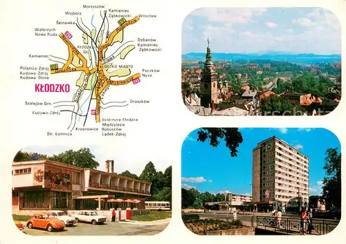 AK / Ansichtskarte Klodzko Widok ogolny Motel Ulica Daszynskiego Klodzko