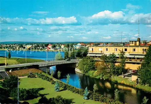 AK / Ansichtskarte Boden_Schweden Vid Kungsbron Boden Schweden