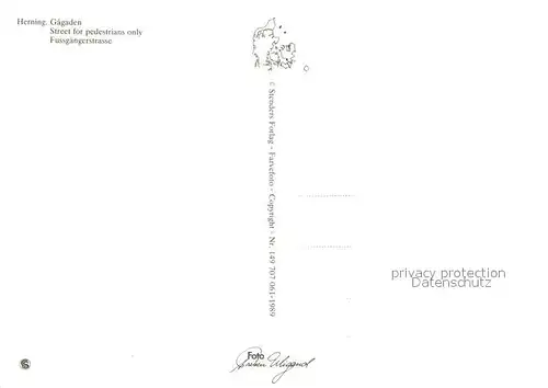 AK / Ansichtskarte Herning Gagaden Herning