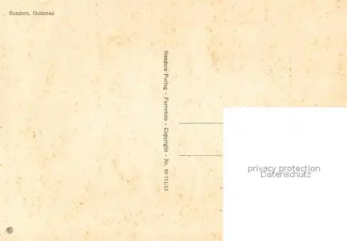 AK / Ansichtskarte Randers Gudenna Randers
