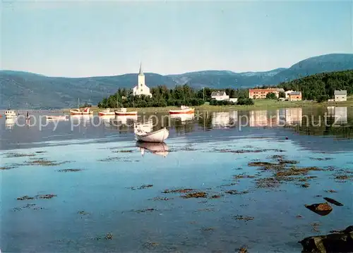 AK / Ansichtskarte Rosvik med kirken 