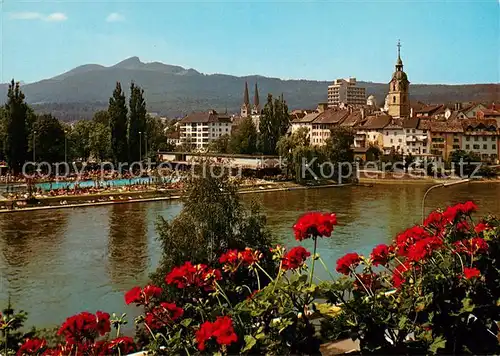 AK / Ansichtskarte Olten Blick ueber die Aare zur Stadt Olten