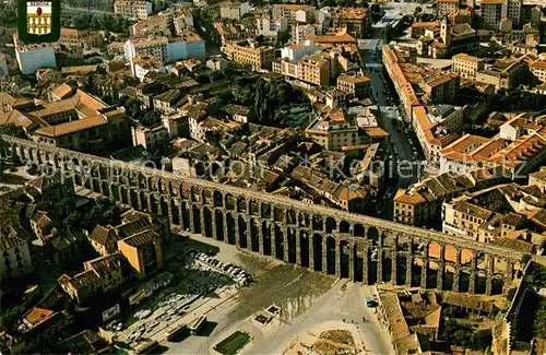 AK / Ansichtskarte Segovia Acueducto vista aerea Segovia