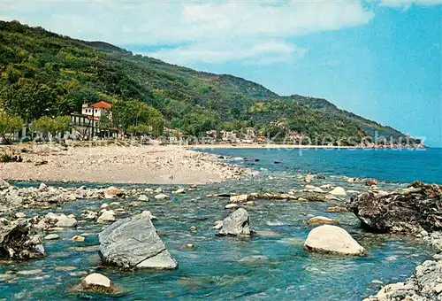 AK / Ansichtskarte Pelion_Greece Dorf des Heiligen Johannes Strand Kueste Pelion Greece