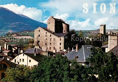 AK / Ansichtskarte Sion_VS Chateau de la Majorie Sion_VS