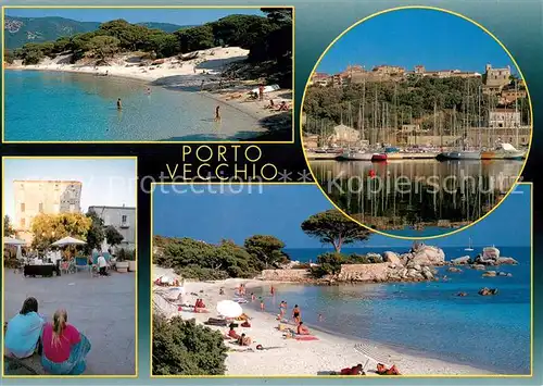 AK / Ansichtskarte Porto Vecchio Strand Hafen Strassencafe Porto Vecchio