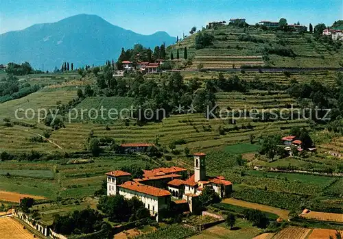 AK / Ansichtskarte Bergamo Valle dAstino con vista del convento del 1200 si ammira lantica cappella del Beato Guala Bergamo