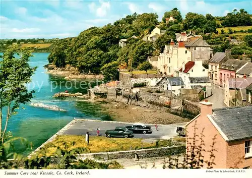 AK / Ansichtskarte Kinsale_Irland Summer Cove  