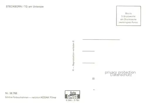AK / Ansichtskarte Steckborn_TG am Untersee Steckborn TG