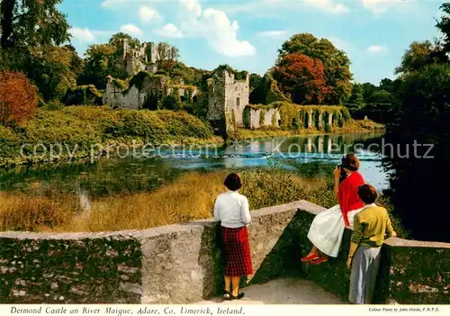 AK / Ansichtskarte Limerick_Irland Desmond Castle on River Maigue 
