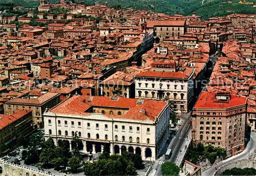 AK / Ansichtskarte Perugia Prefettura Fliegeraufnahme Via Baglioni Perugia
