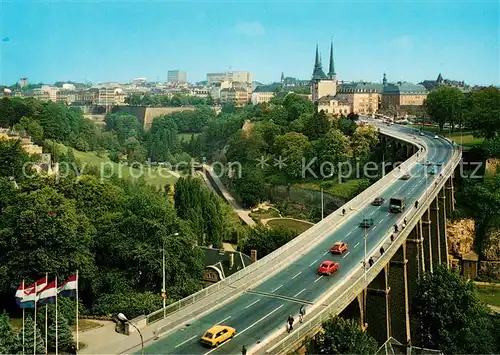 AK / Ansichtskarte Luxembourg_Luxemburg Viaduc ou Passerelle Luxembourg Luxemburg