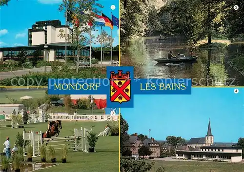 AK / Ansichtskarte Mondorf les Bains Casino 2000 Eglise Springreiten Mondorf les Bains