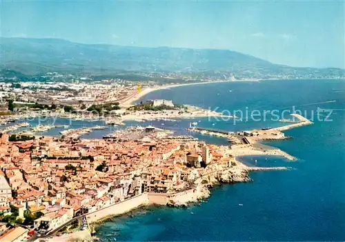 AK / Ansichtskarte Antibes_Alpes_Maritimes Fliegeraufnahme des Remparts Fort Carr Antibes_Alpes_Maritimes