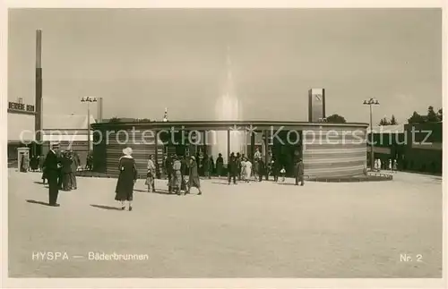 AK / Ansichtskarte Bern_BE Hyspa Baederbrunnen Bern_BE