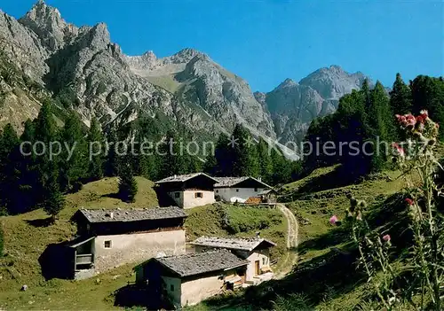 AK / Ansichtskarte Herzebenalm mit Kirchdachspitze Hammerspitze Wasenwand Roter Kopf Herzebenalm