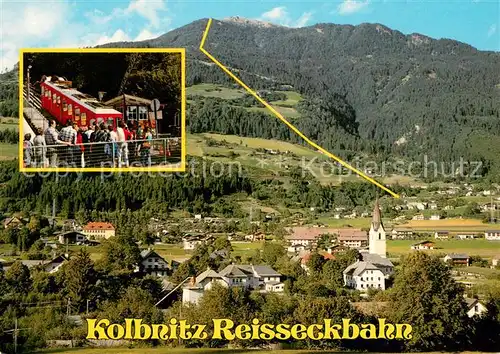 AK / Ansichtskarte Kolbnitz Panorama mit Reisseckbahn Kolbnitz