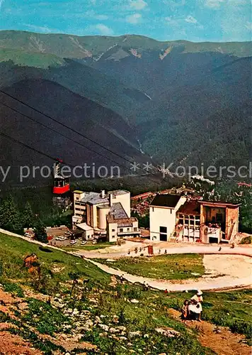 AK / Ansichtskarte Sinaia Seilbahn Talstation Sinaia
