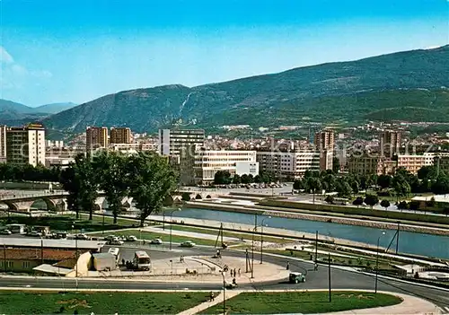 AK / Ansichtskarte Skopje_Skoplje Panorama Skopje Skoplje