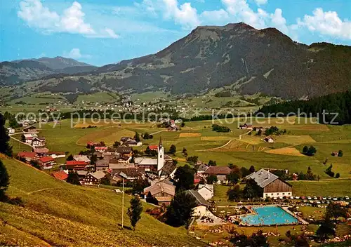AK / Ansichtskarte Schwarzenberg_Vorarlberg Panorama mit Winterstaude Schwarzenberg Vorarlberg