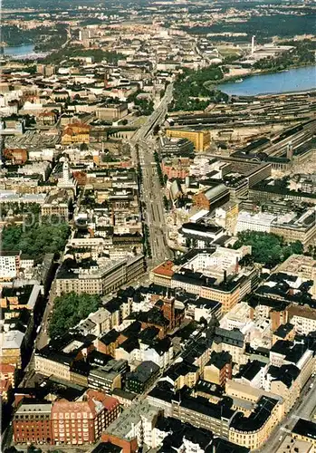 AK / Ansichtskarte Helsinki Mannerheimintie Erottajalta naehtynae Helsinki