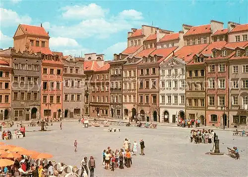 AK / Ansichtskarte Warszawa Rynek Starego Miasta Warszawa