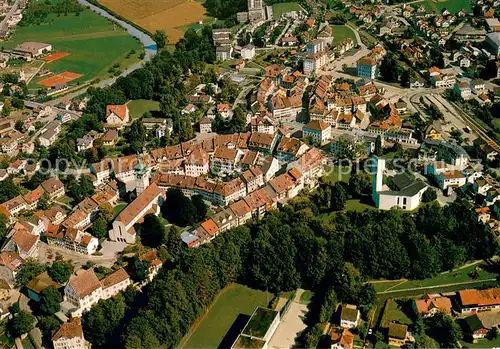 AK / Ansichtskarte Bischofszell Fliegeraufnahme Bischofszell