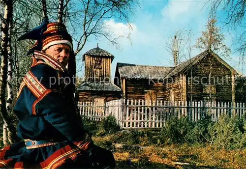 AK / Ansichtskarte Inari Ppielpajarvi kirkko Inari