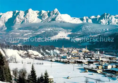 AK / Ansichtskarte Bischofshofen mit Tenengebirge und Hochkoenig Bischofshofen