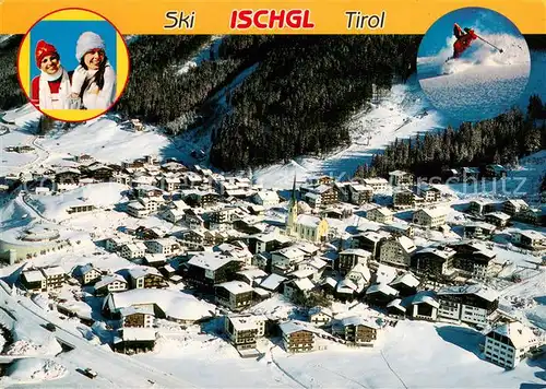AK / Ansichtskarte Ischgl Sik Arena mit Paznaun Samnaun Ischgl