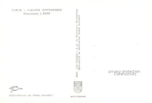 AK / Ansichtskarte Barr_Bas Rhin Alsaciennes Barr Bas Rhin