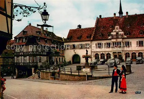 AK / Ansichtskarte Barr_Bas Rhin Place de Hotel de Ville Alsaciennes Barr Bas Rhin