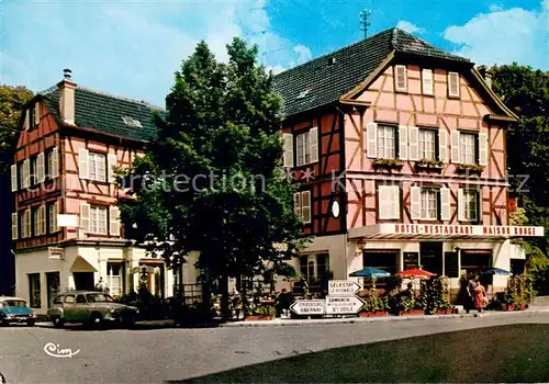 AK / Ansichtskarte Barr_Bas Rhin Hotel Restaurant La Maison Rouge Barr Bas Rhin