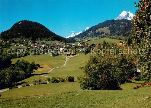 AK / Ansichtskarte Waltensburg_Graubuenden mit den Brigelshoerner Waltensburg Graubuenden