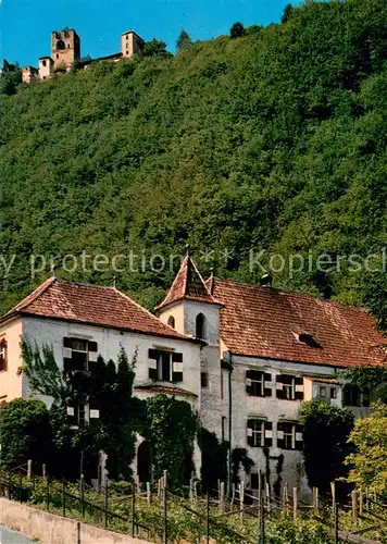 AK / Ansichtskarte Nals_Bozen Schwanburg oberhalb Schloss Payrsberg Nals_Bozen