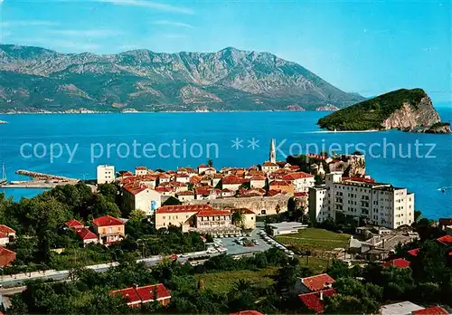 AK / Ansichtskarte Budva Fliegeraufnahme Budva