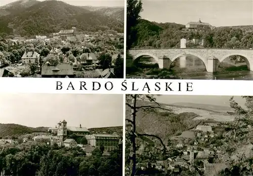 AK / Ansichtskarte Bardo_Slaskie Widok ogolny Zabytkowy most kamienny Bardo_Slaskie