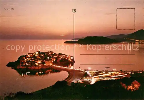 AK / Ansichtskarte Sveti_Stefan Panorama Sveti_Stefan