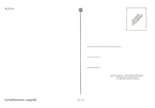 AK / Ansichtskarte Budva Schloss Budva