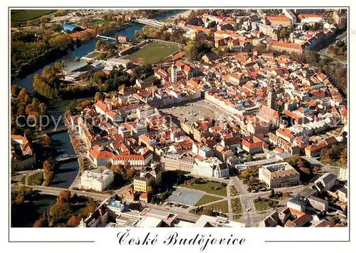 AK / Ansichtskarte Ceske_Budejovice Celkovy pohled na historickou cast mesta Ceske Budejovice