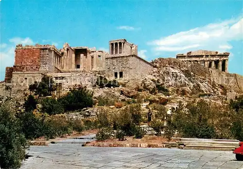 AK / Ansichtskarte Athen_Griechenland Aufgang zur Akropolis Athen_Griechenland
