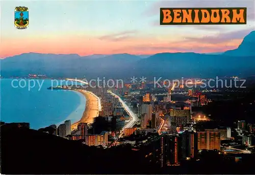 AK / Ansichtskarte Benidorm Nightfall Benidorm